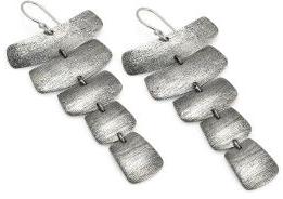 Metallic Silver Earrings (ASM-ET-38)