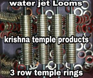 water jet looms 3 row temple rings