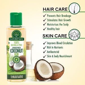 Unrefined Coconut Oil for hair