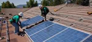 Solar power installation