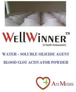 Water Soluble silicide agent and Blood Clot activator Powder