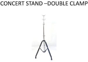 Double Cymbal Concert Stand