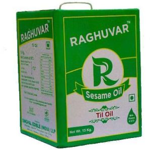 Raghuvar Brand Sesame Oil - 15 Kgs