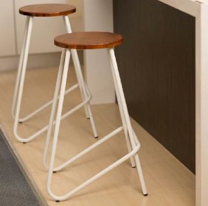 Wooden Top Bar Stool