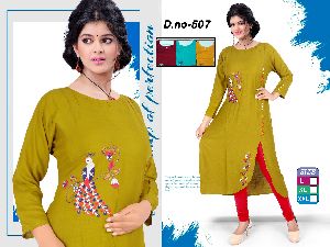 Printed Cotton Slab Kurti