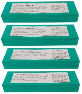 Green Plain Waxing Strips