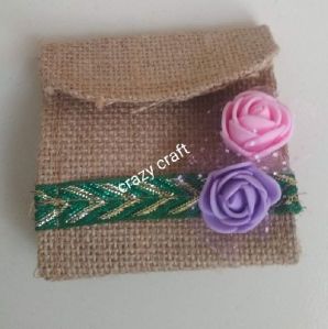 Jute Coin Purse Decoration