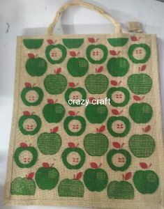 Jute Printed Bag Decoration