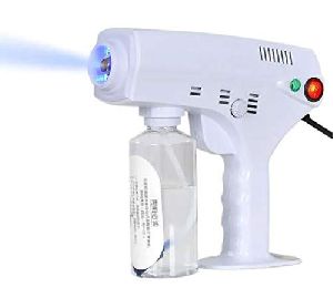 Nano Spray Gun Shaped Blue Light Nano Steam Gun Hair Spray Machine Fogger Machine Ultra Fine