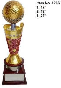 Red Cone Golden Ball Trophy