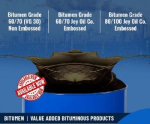 embossed Jey Bitumen Oil