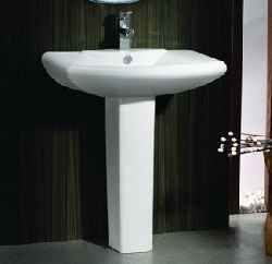 Sun Square Pedestal Wash Basin