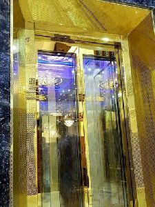 Glass Door Elevator