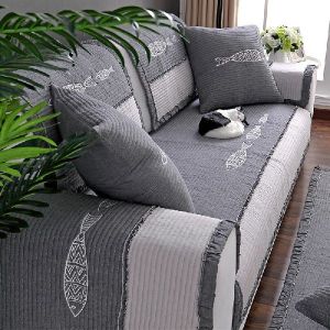 embroidered sofa cover