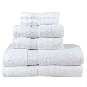 White Bath Towel