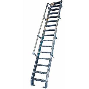 Aluminum Wall Supporting Handle Ladder