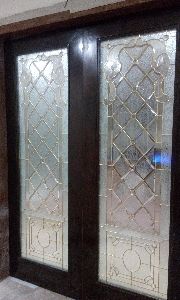 Stained Glass Door Panel