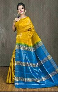 Ghicha Zari Border saree