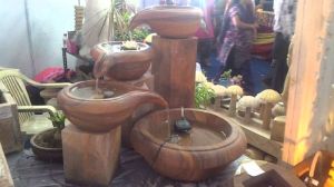 indoor stone fountain