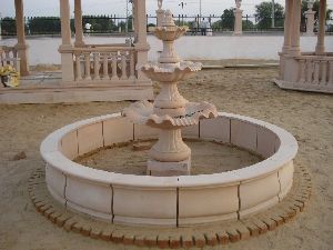 Red Sandstone Fountain