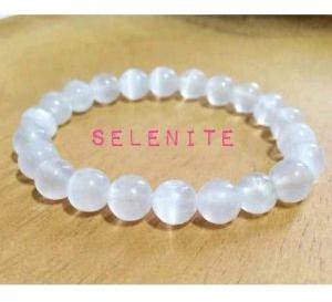 Selenite Agate Bracelet