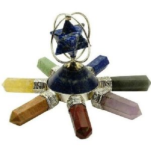 Seven Chakra Crystal Energy Generator With Merkaba