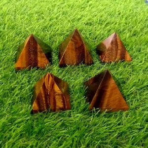 Tiger Eye Pyramid