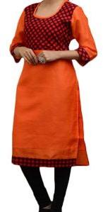 raw silk kurti