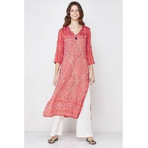 V Neck Kurti