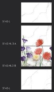 300x450 MM Flower Series Digital Wall Tiles