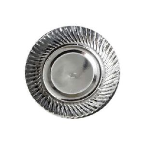 Disposable Silver Paper Plate