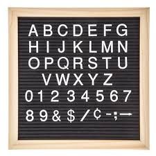 letter boards