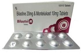 Bilastin 20mg and Montelukast 10mg tablets