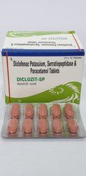 Diclofenac Potassium Paracetamol Serratiopeptidase Tablet