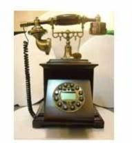 Antique Wooden Telephone