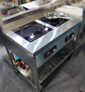 Two Burner Induction Cooking Range