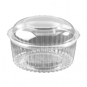 Round lid Hinged container