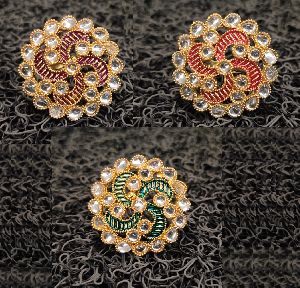 Traditional Kundan Finger Ring