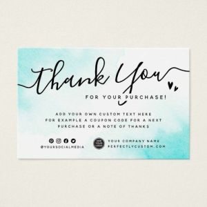 thank you card