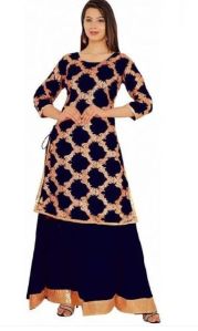 Printed Kurti with Skirt