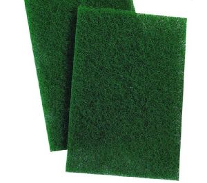 Green Polyester Scrub Pad