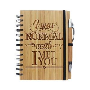 Wooden Notebook