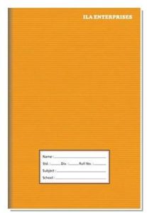 31.4 x 19.4Cms School Notebook