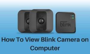 computer server Blink cameras