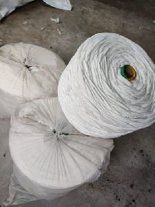 5-10 mm White Plain Polyester Filler Cord, Roll