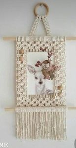 Macrame Photo Frame