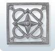 6 X 6 Inch Square Decorative CI Casting