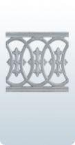 7.25 X 8.25 Inch Jali Design Decorative CI Casting