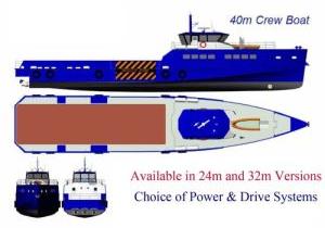 FRP Crew Boat