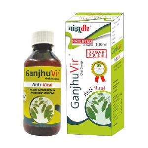 GanjhuVir Ayurvedic Antiviral 100ml Syrup (Pack of 1 bottle)